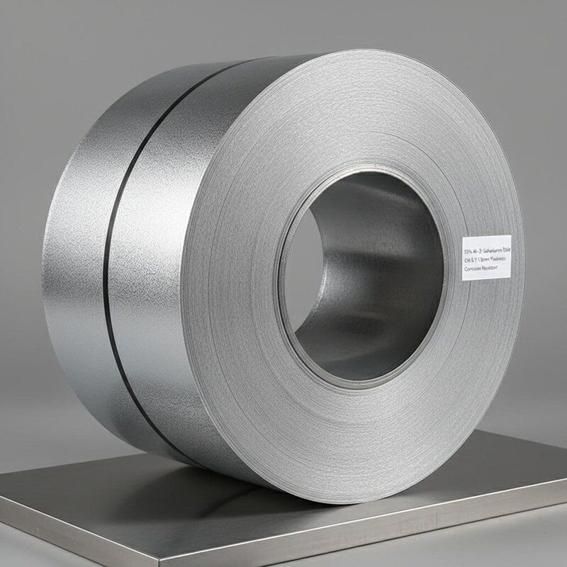 55% Αλουμινίου Ζεστό βουτηγμένο Galvalume Steel Sheet Coil - Ανθεκτικό στη διάβρωση 0,5-1,0 mm πάχος